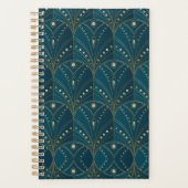 Art Deco pattern with gold geometric shapes (Devant)