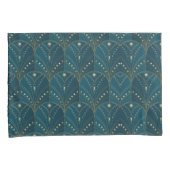 Art Deco pattern with gold geometric shapes Kussensloop (Voorkant-Rechts)