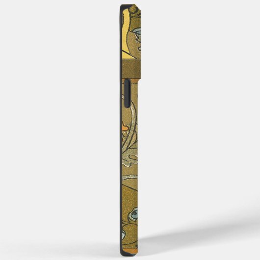 Art Deco Peacock Case-Mate iPhone Case (Achterkant / Rechts)