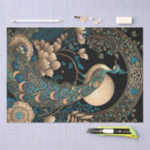 Art Deco Peacock Tissuepapier (Craft)