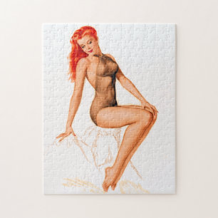 Art Deco Pin Up Legpuzzel