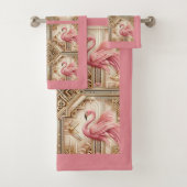 Art Deco Pink Flamingo  (En situation)