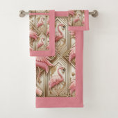 Art Deco Pink Flamingo  (En situation)