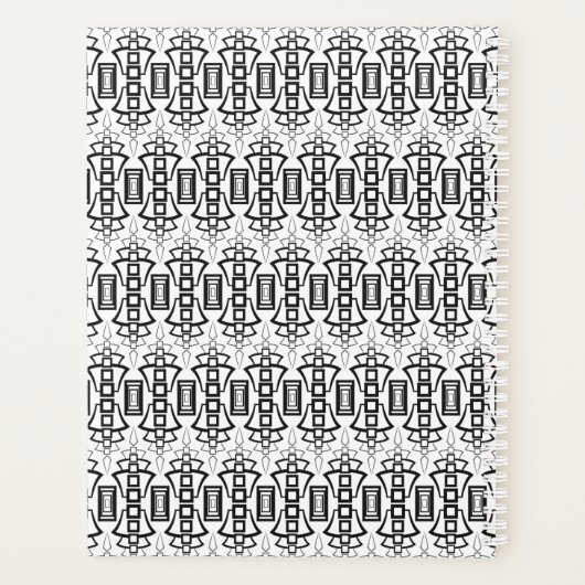 Art Deco Planner (Achterkant)