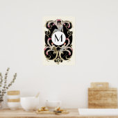 ART DÉCO PLUMES ,MODE BEAUTÉ COSTUME MONOGRAMME (Cuisine)