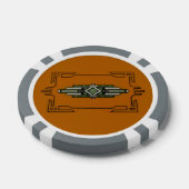 Art Deco ~ Poker chipset Chips (Enkel)