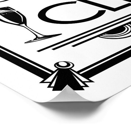 Art Déco POP FIZZ CLINK changement de couleur B/G (Coin)