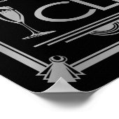 Art déco POP FIZZ CLINK SILVER changement de coule (Coin)