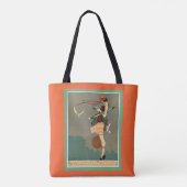 Art Deco Poster Canvas tas (Achterkant)