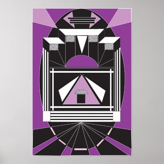 Art Deco-Poster Poster (Voorkant)