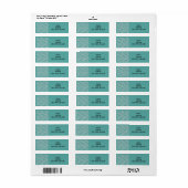 Art Deco Puzzle Etiket (Full Sheet)