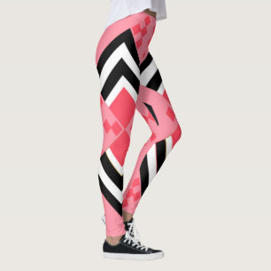 Art Deco Quilt geïnspireerd Leggings