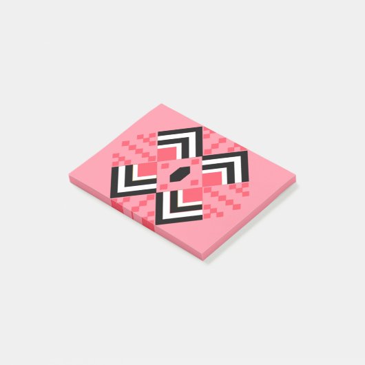 Art Deco Quilt geïnspireerd Post-it® Notes (Schuin)