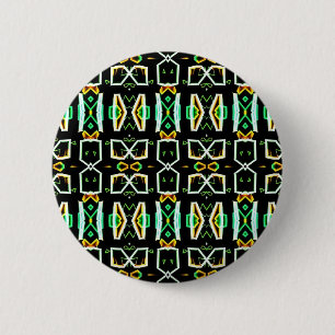 Art Deco Radio Kristallen Ronde Button 5,7 Cm