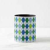 Art Deco Rain Argyle Mok (Midden)