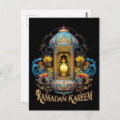 Art Deco Ramadan Briefkaart (Voorkant / Achterkant)
