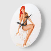 Art Deco Redhead Up Grote Klok (Hoek)