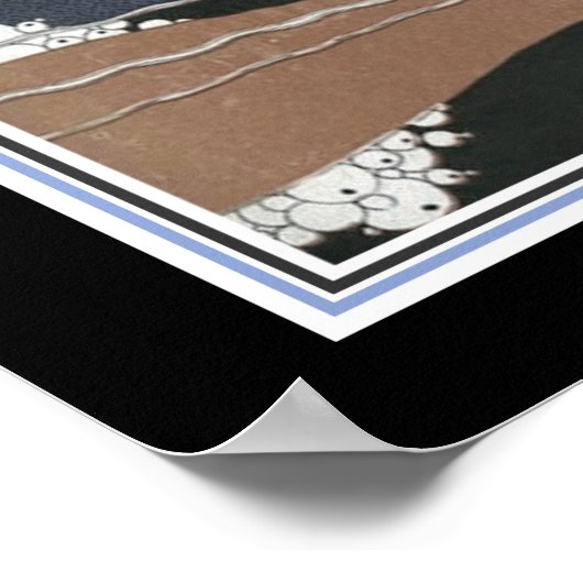 Art Deco 'Reflection' ca. 1920 Poster (Hoek)