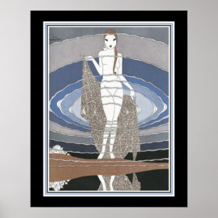 Art Deco 'Reflection' ca. 1920 Poster