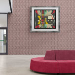 Art Déco Rencontre Avec Moderne Du Milieu Du Siècl<br><div class="desc">Découvrez l'essence du style art déco rétro vintage avec ce design graphique unique. Ce design intègre des formes géométriques,  des couleurs vives,  des textures et des motifs qui s'inspirent du passé. Le résultat est un design intemporel qui respire l'élégance,  le raffinement et une touche de nostalgie.</div>