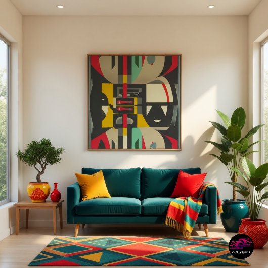 Art Déco rencontre le style moderne du milieu du X