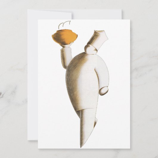 Art Deco Restaurant Chef,  zaken (Voorkant)