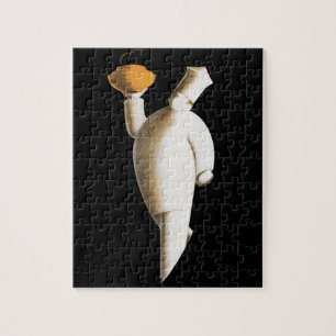 Art Deco Restaurant Chef,  zaken Legpuzzel