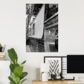 Art Deco Restaurant Exterior Poster (Thuiskantoor)