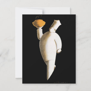 Art Deco restaurantchef, vintage bedrijf