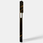 Art Deco Retro 1920s Zwart n Goud Case-Mate iPhone Case (Achterkant / Rechts)