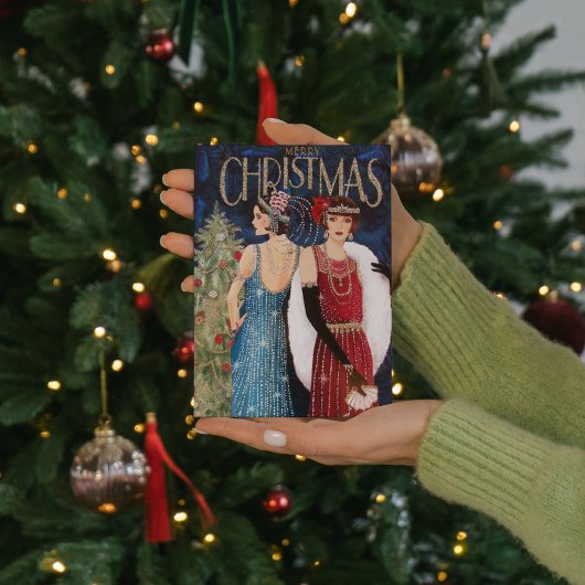 Art Deco Retro Bericht toevoegen Kaart