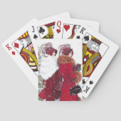 art Deco retro  dames Pokerkaarten (Achterkant)