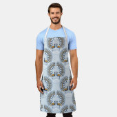 Art Deco retro Peacock Schort (Gedragen)