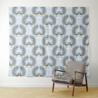 Art Deco retro Peacock