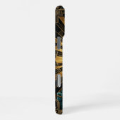 Art Deco Retro Sci-Fi iPhone 16 Pro Max Case  Hoesje (Rechterkant)