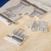 art deco retro vintage kerstdame legpuzzel (Zijkant)