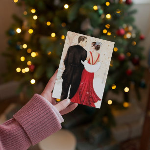 art deco retro  voegt sentiment toe kaart