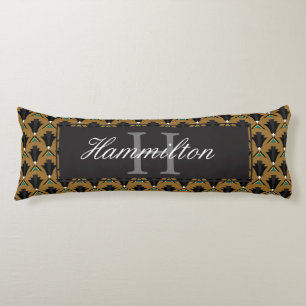 Art Deco Roaring Twenties Fans Personalized Lichaamskussen