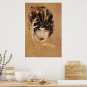 Art Déco - Rolf Armstrong - Fille Glamour (Cuisine)