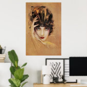 Art Déco - Rolf Armstrong - Fille Glamour (Bureau à domicile)