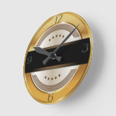 Art deco ronde klok (Hoek)