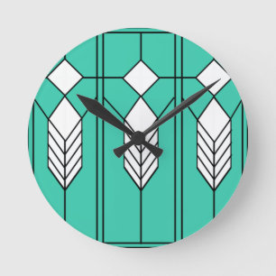 Art Deco Ronde Klok