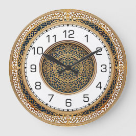 Art Deco Ronde Wandklok Grote Klok