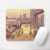 Art Déco Rooftop Chillout Muismat (Met muis)