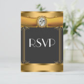 Art Deco RSVP (Staand voorkant)