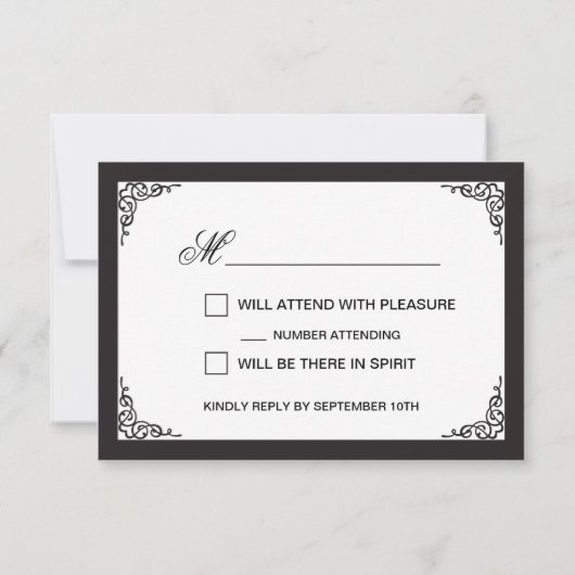 Art Déco RSVP (Dos)