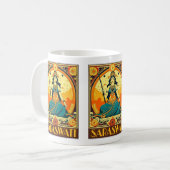 Art Deco Saraswati Koffiemok (Voorkant links)