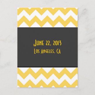 Art Deco Save the Date Briefkaart - alternatieve a