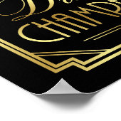 Art Deco SAVE WATER DRINK CHAMPAGNE Sign Print (Hoek)