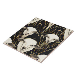 Art Deco Schaap No1 Tegeltje